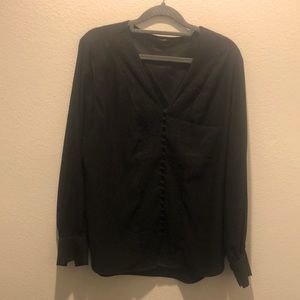 Black Tahari Blouse Size M
